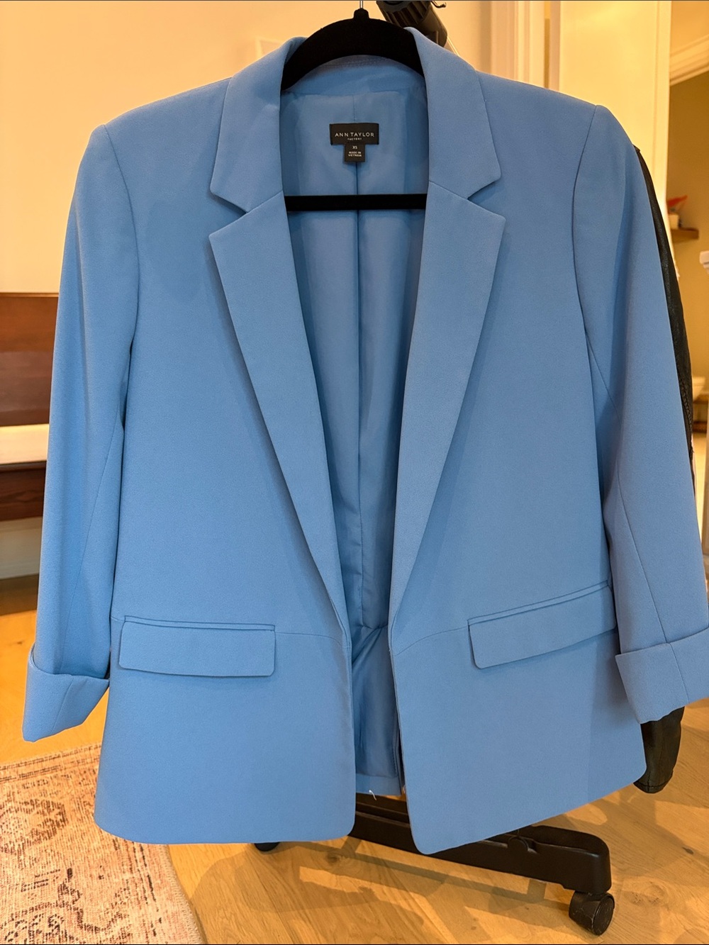 Ann Taylor Powder Blue Tailored Blazer